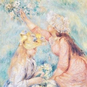 Auguste Renoir - Original exhibition poster - Grand Palais - Paris - rare - 1985