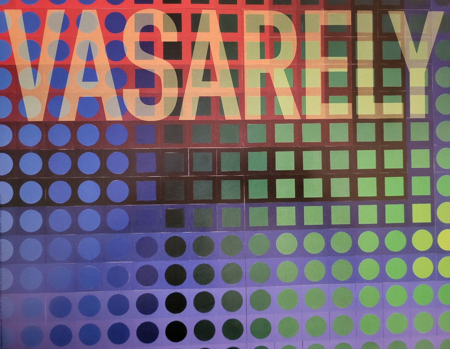 VASARELY ポンピドゥセンター2019 VASARELY ポンピドゥセンター2019 VICTOR VASARELY - RARE ORIGINAL