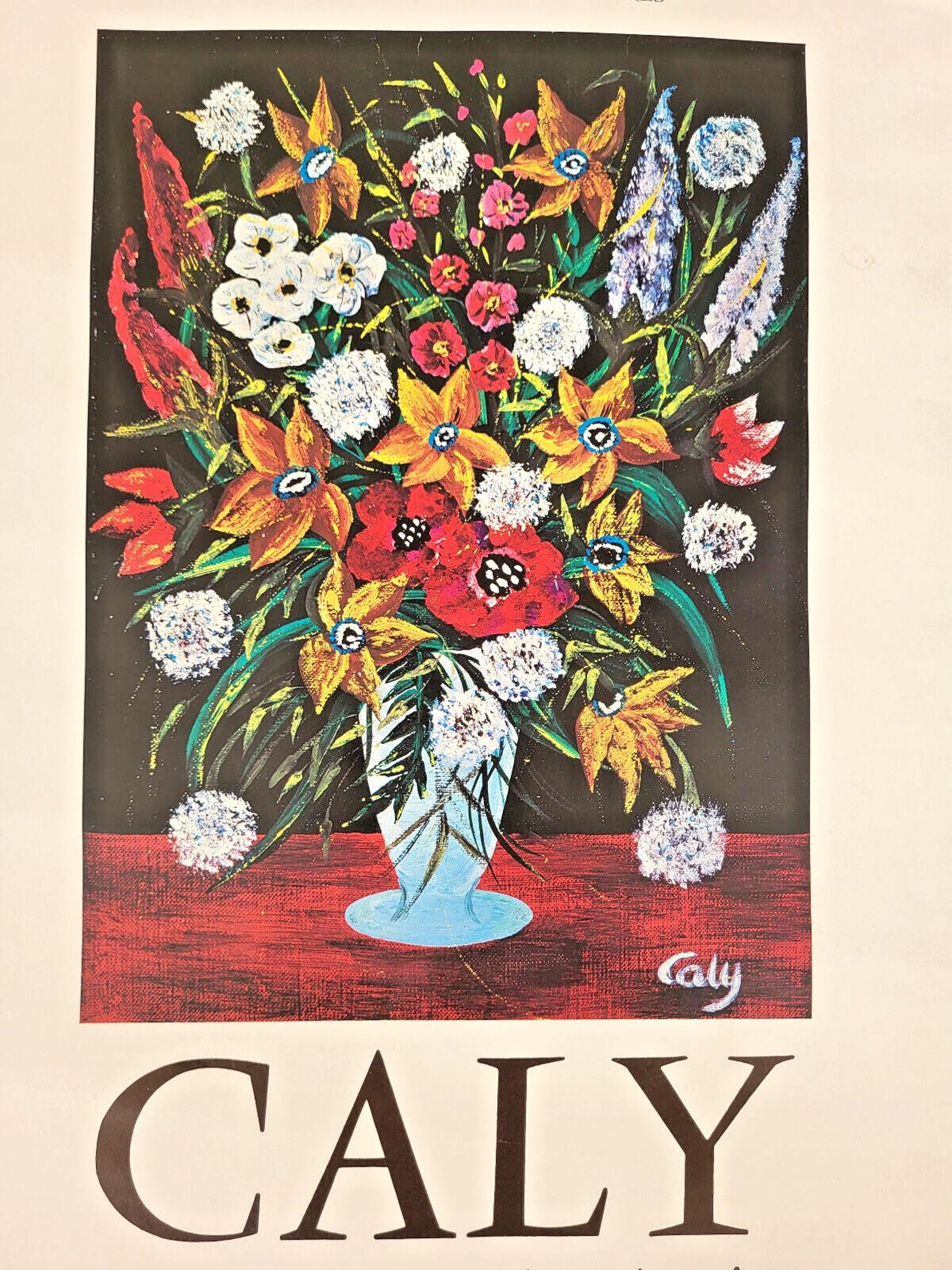 Caly - Poster Original Exhibition - Gallery Drean Devitt - Paris - Rare ...