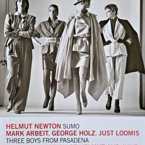 Helmut Newton - Poster Original Exhibition - Sumo - Sie Kommen - Berlin - 2019
