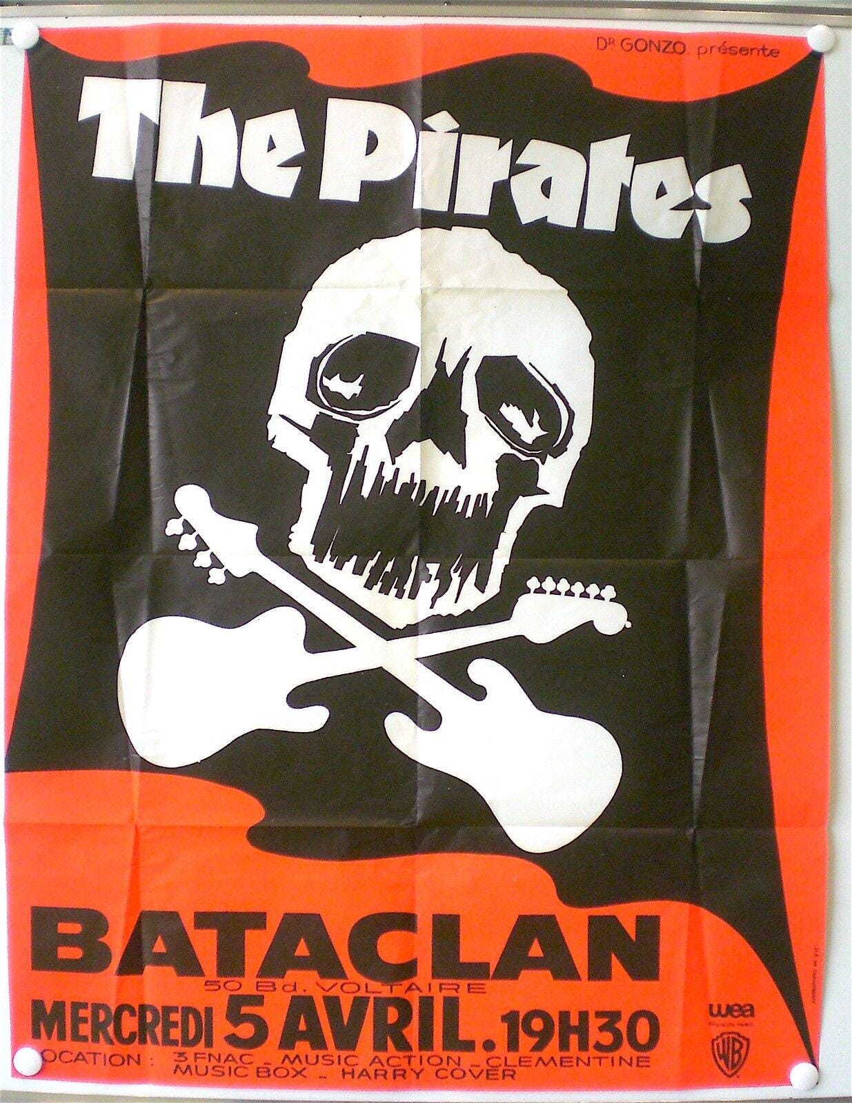 Poster Haute Qualité "Bataclan J'te Veux" - Format 60x90 Cm - Reproduction D'affiche Vintage - Neuf