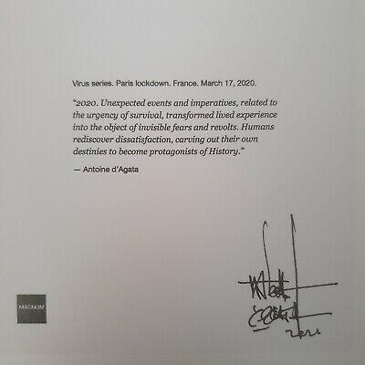 Antoine d'Agata Magnum Print サイン入り Antoine D'agata - Signed Photo - Magnum Square Print Limited