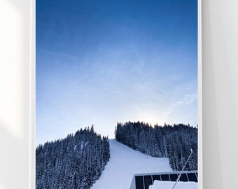 Snowboarding, USA - Digital Print