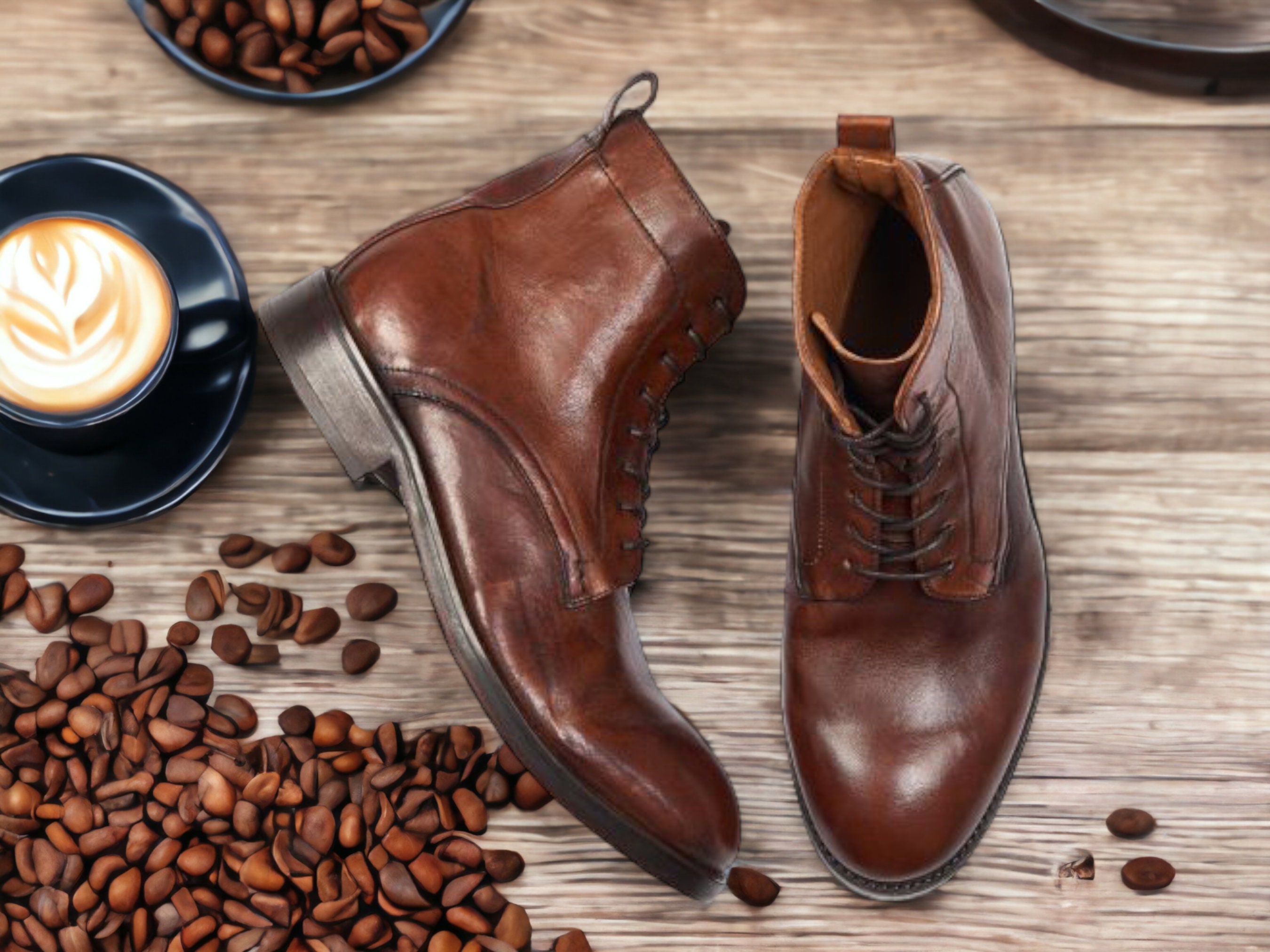 mens leather ankle boots sale