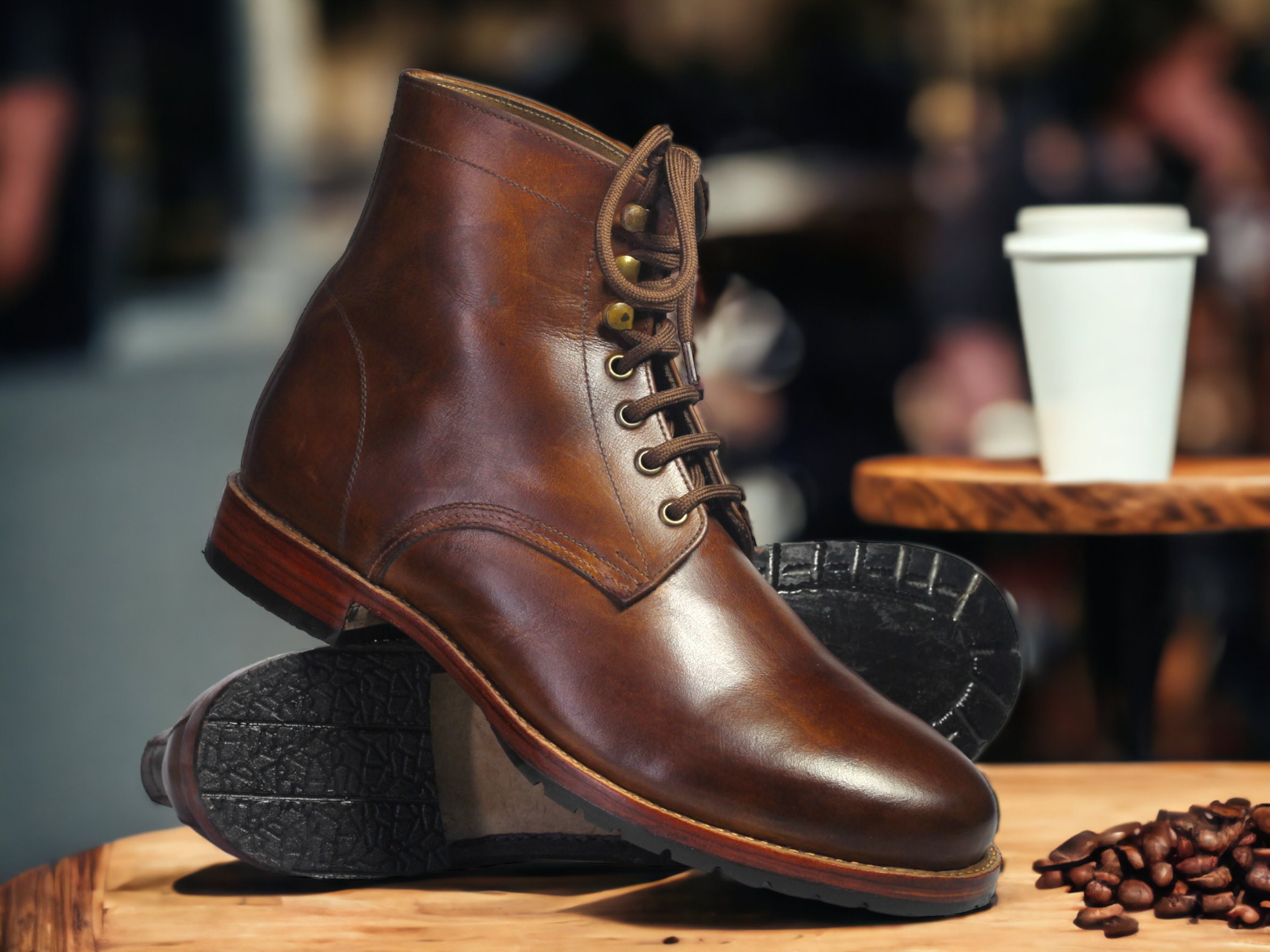 high ankle boots men