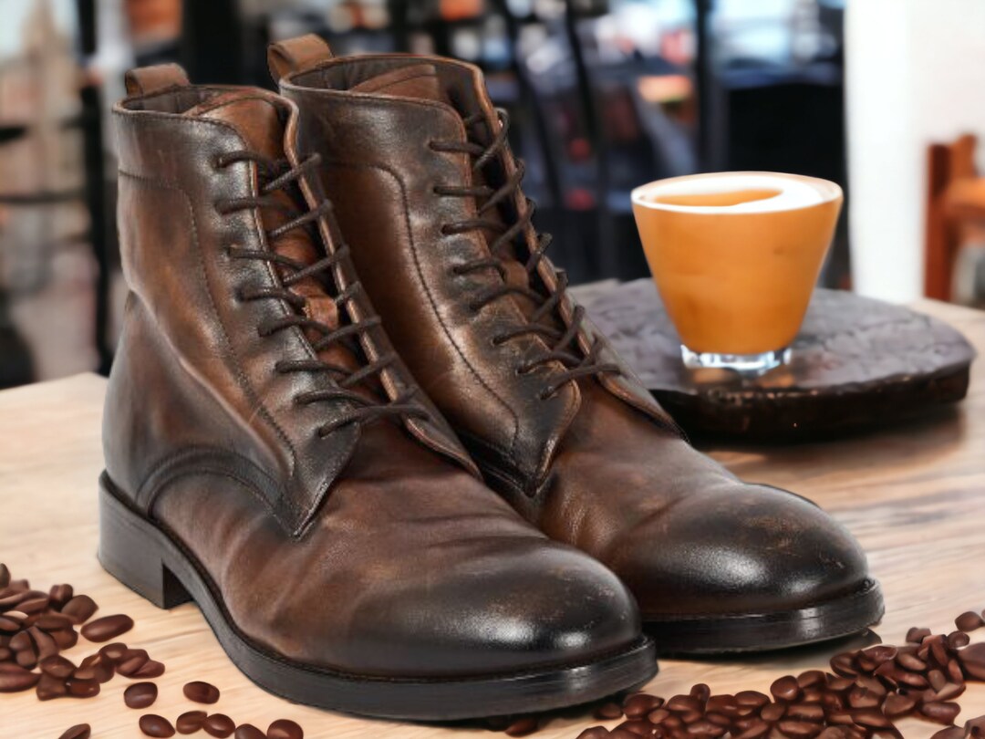 mens brown ankle boots