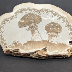 Artist Conk Painting - Stropharia rugosoannulata - Paddenstoelenkunst - Natuurkunst
