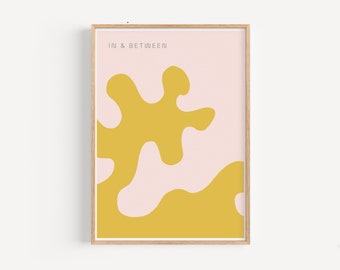 Oak Leaves 03 Large lichtroodgeel - Fine-art-print, botanische print