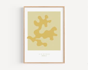 Eikenbladeren esdoorn - Fine-art-print, botanische print