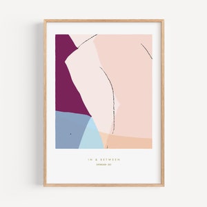 Human Turning - Abstract Female Body Art Print