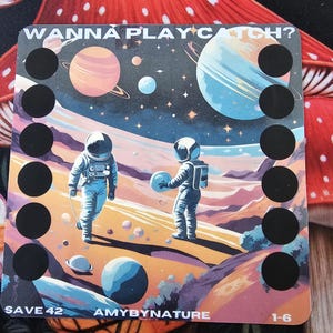 Vintage space scratchoff challenges