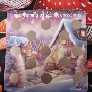 Pinkmas scratchoff savings challenges