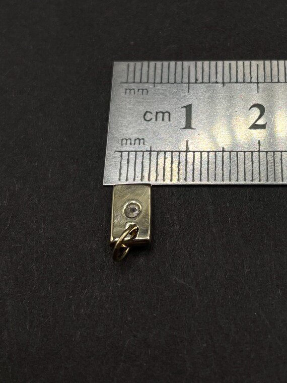 Minimalist 9ct Gold Labradorite Pendant • Handmad… - image 4