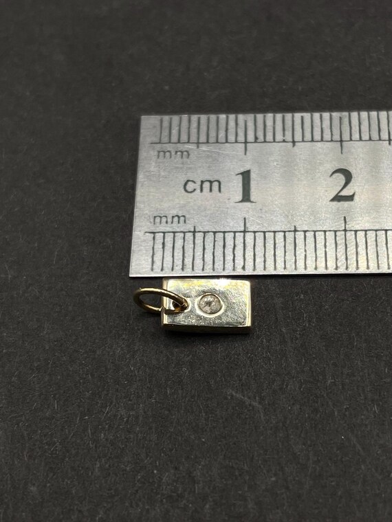 Minimalist 9ct Gold Labradorite Pendant • Handmad… - image 3