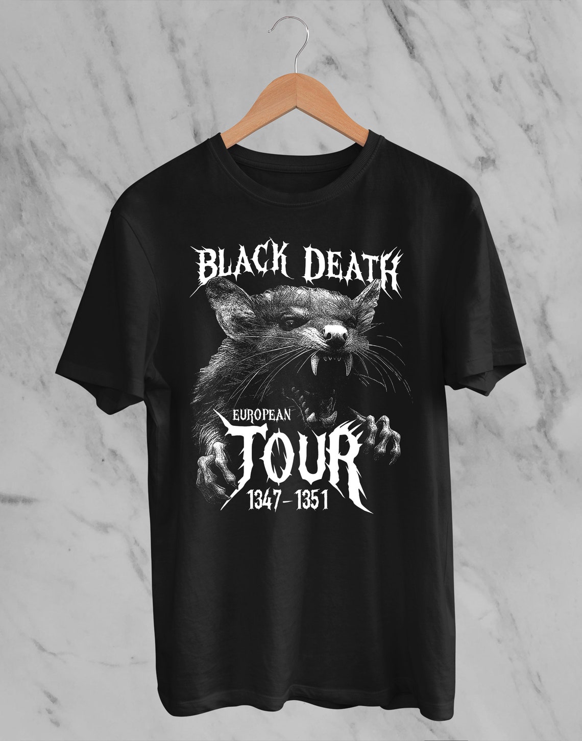 black death tour shirt