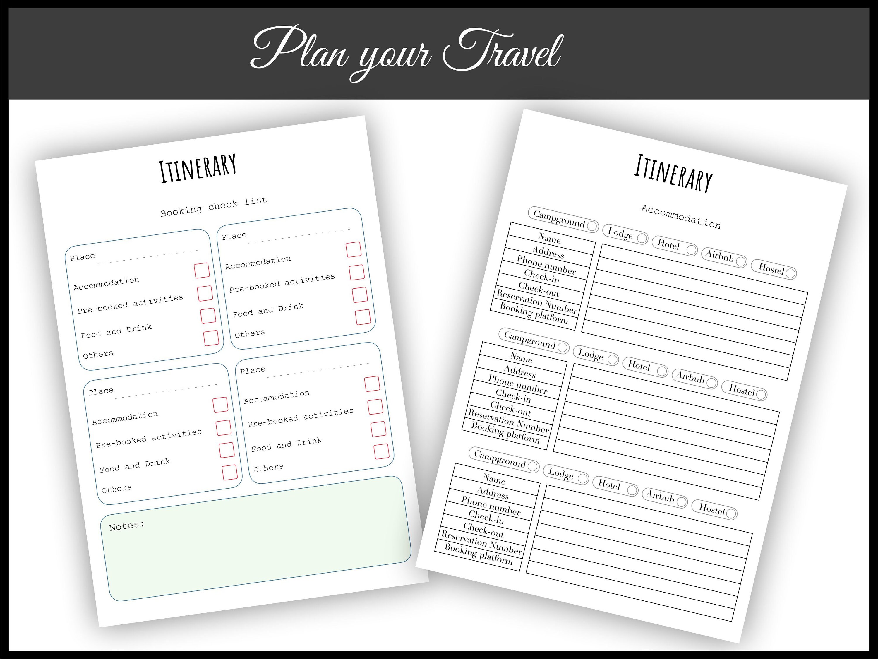 road-trip-planner-printable-trip-planner-vacation-planner-etsy