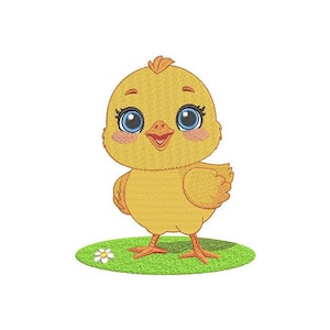 Motif de broderie Machine petit poussin - 9 tailles - motif de broderie Machine bébé - broderie pour enfants - motif de broderie bébé poulet