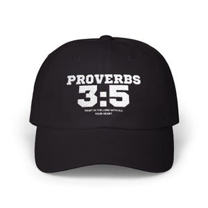 Classic Cap Verse, Christian Hat Embroidered Bible Verse, Custom Christian Gift, Christian Classic Hat Scripture Faith Gift Unisex, gift