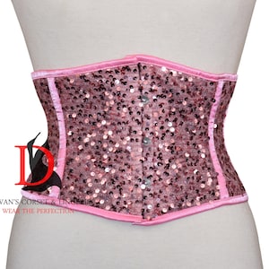 Pink sequin corset top - Etsy 日本