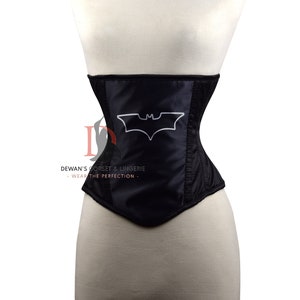 Heavy Duty Underbust Stahl Ohne Knochen Taille Trainer Kostüm Korsett Batman Korsett