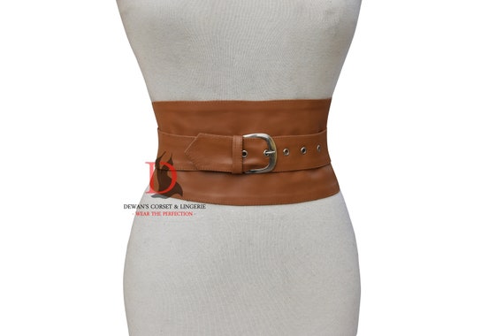 chinese dress ladies SUOSDEY 2 Pack Womens Genuine Leather Belts, Waist Belt with Pin Buckle for  Jeans Pants,black and coffee,width 1.3'',Small: fits waist from 25''-30''  at Amazon Women's Clothing store main image 0