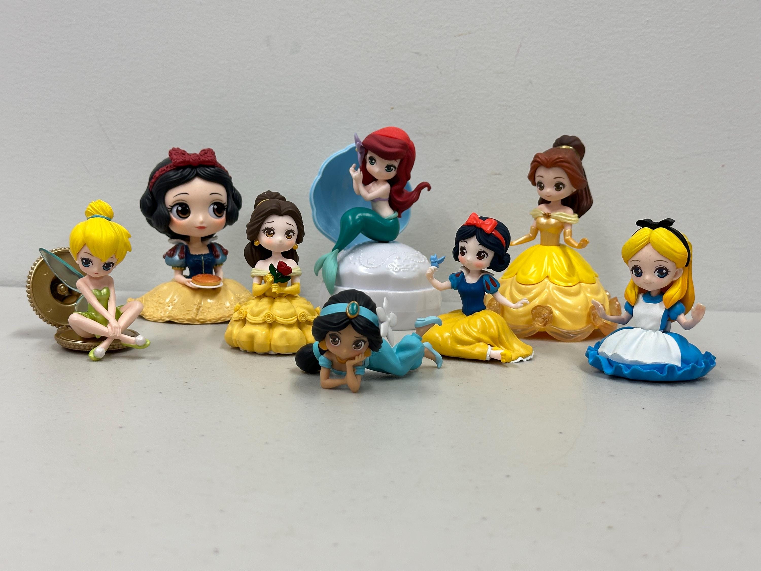 Disney Princess Q Posket Lot of 8 Figures Ariel Snow White Disney Princess Q Posket Lot of 8 Figures Ariel Snow White