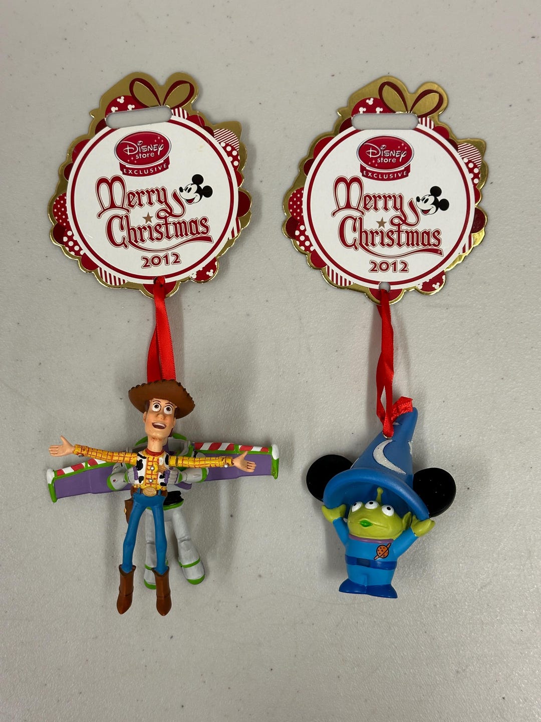 Disney Toy Story Buzz Lightyear Woody Alien Holiday Christmas Ornament ...