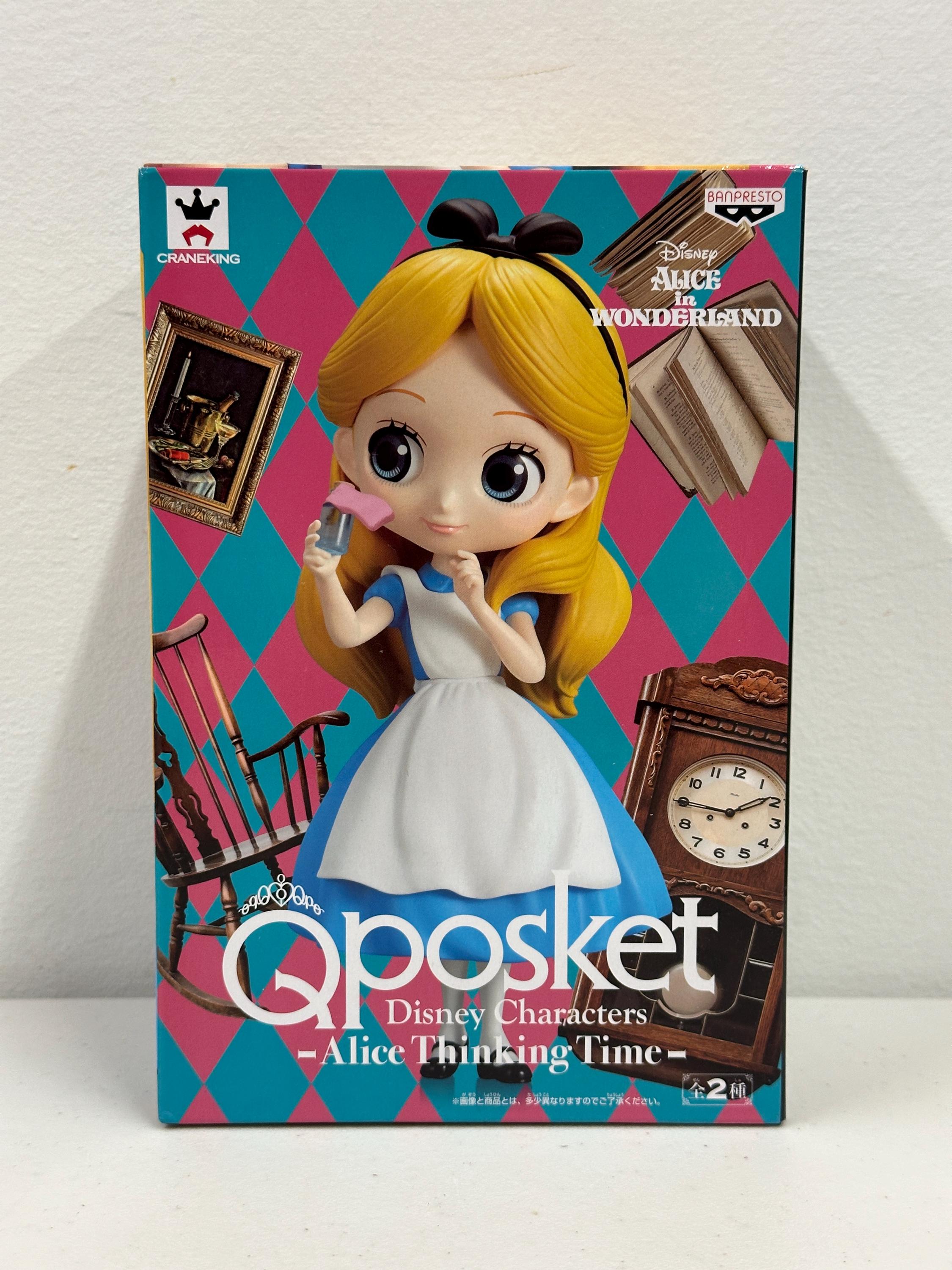 Q posket Doll ～Disney Character Alice ～ Disney Alice in Wonderland Q Posket Large Figure - Etsy