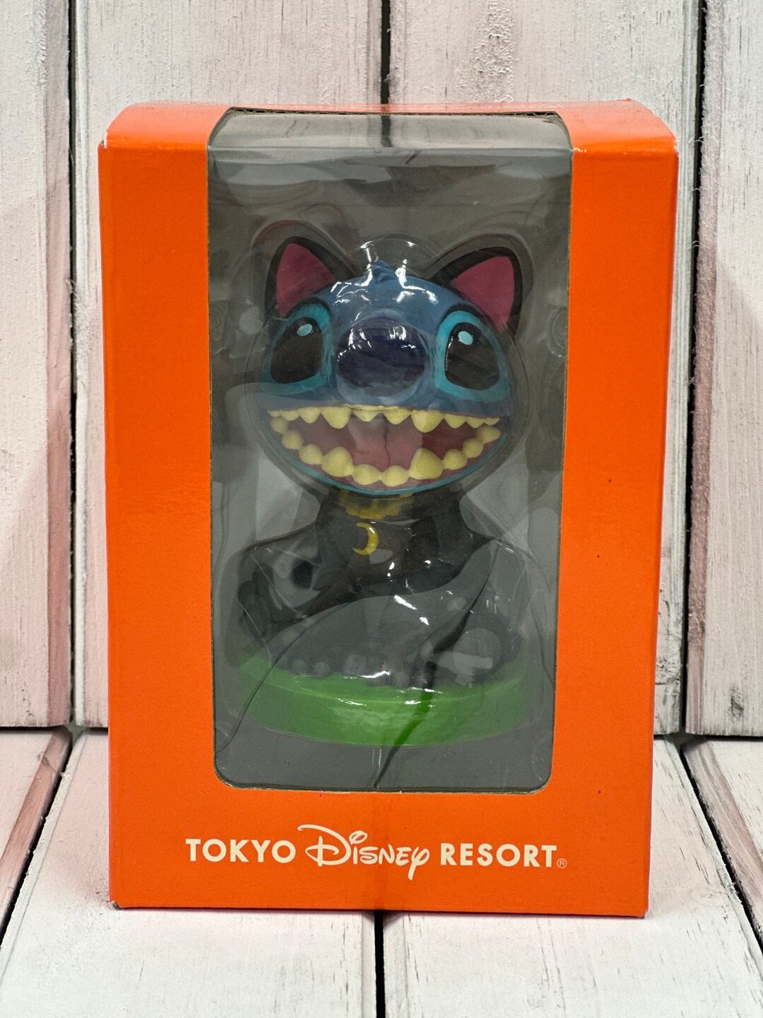 Disney Lilo & Stitch Black Cat Stitch Halloween 2006 Bobble Head Etsy