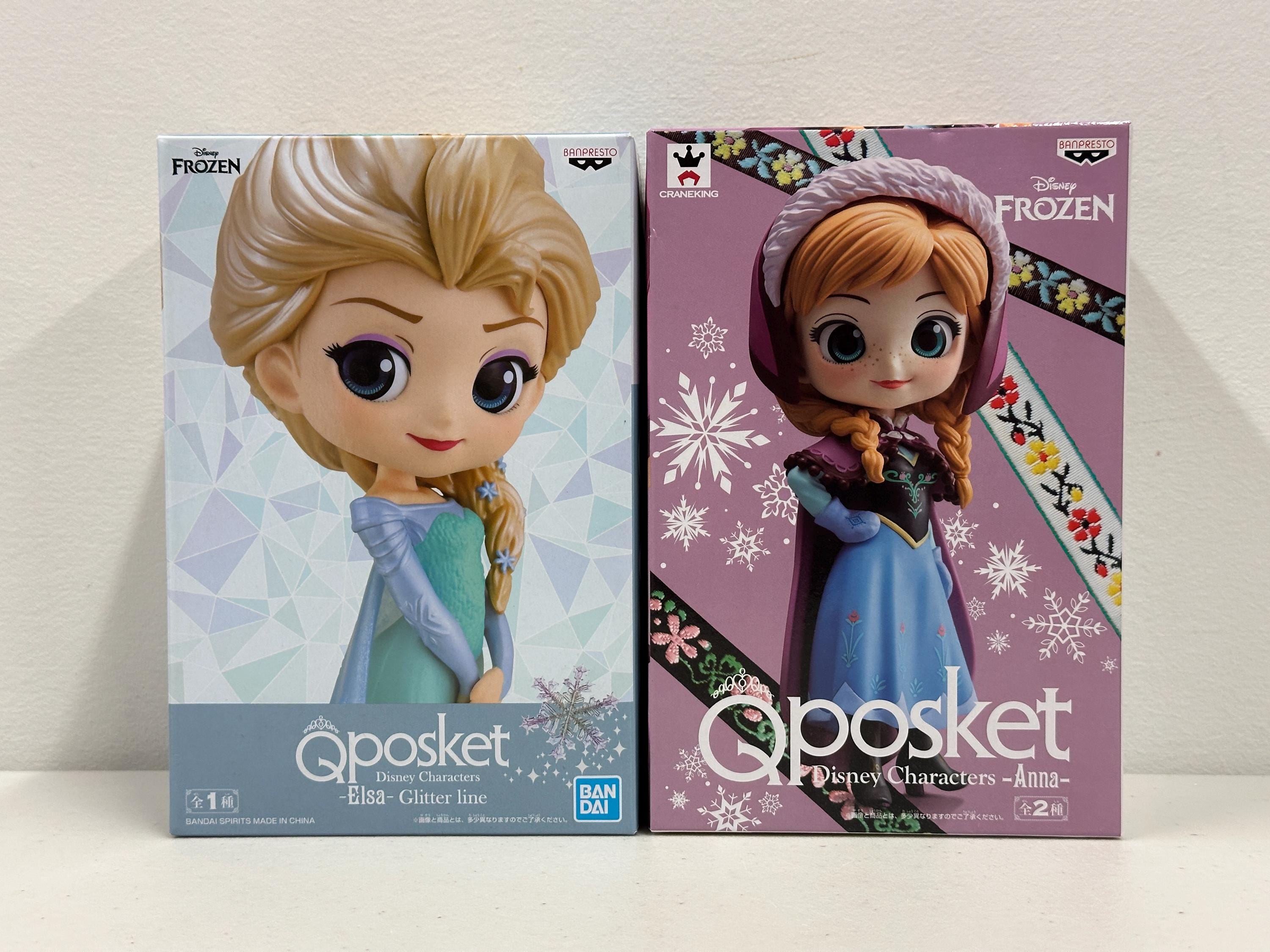 Qposket Disney Elsa & Anna Frozen Fever Design アナと雪の女王 エルサ アナ ノーマル パステルカラー Q posket 全4種セット Unboxing Disney Frozen 2 Q posket Elsa \u0026 Anna vol. 2
