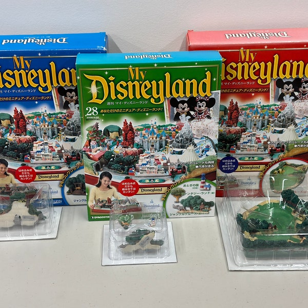 Mon diorama Disneyland Deagostini Vol 28,29 et 31 Pièces de croisière dans la jungle
