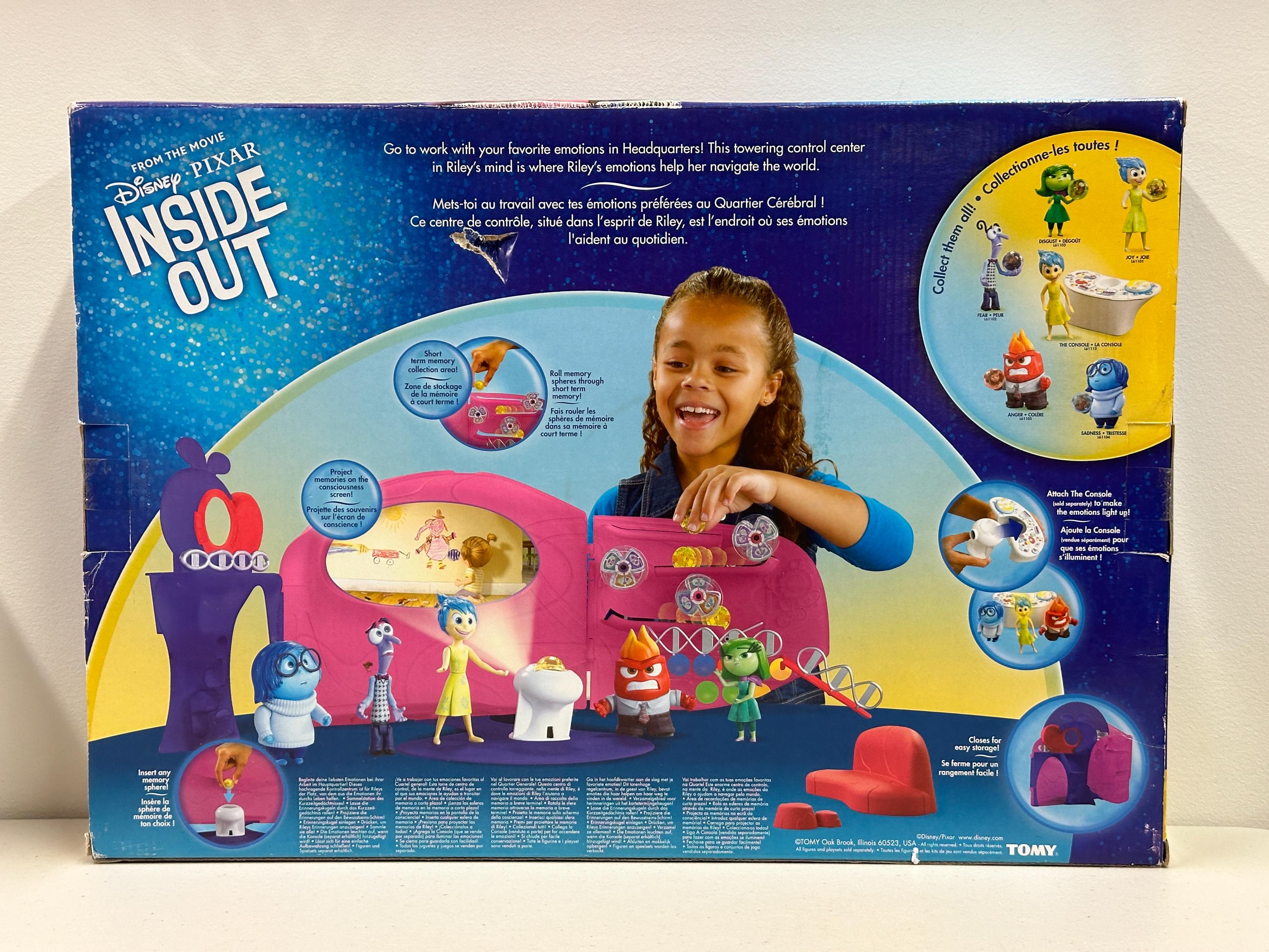 Disney Pixar Inside Out Headquarters Playset W Joy Figure Memory Spheres Etsy