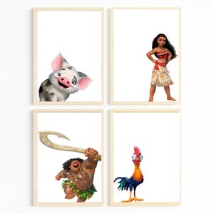 Moana 2 Poster: Kids Movie Wall Art (Digital Print)