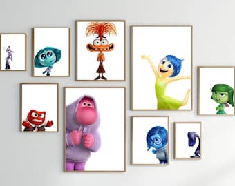 Inside Out 2 Movie Poster: Kids Room Decor (Digital Print)