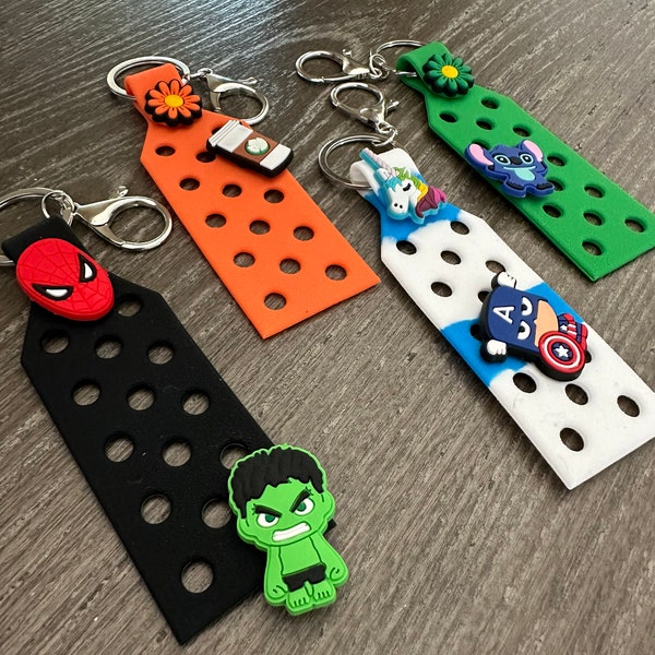 Croc Charm Keychain