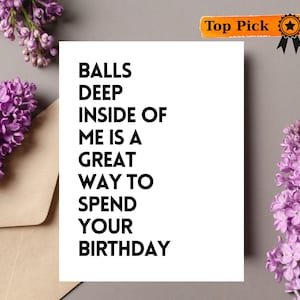 Cartes d'anniversaire pour lui, carte d'anniversaire sale, carte d'anniversaire torride, carte d'anniversaire pour petit ami, petit ami, carte d'anniversaire sale, cadeau pour lui