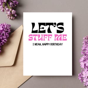 Carte d'anniversaire sale pour lui | Carte d'anniversaire torride pour mari | Carte d'anniversaire de petit ami | Carte d'anniversaire pleine d'esprit | Cadeaux d'anniversaire torrides