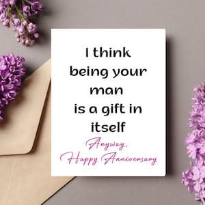 Anniversary Card for her/adult anniversary card/girlfriend anniversary/dirty anniversary card for wife/rude anniversary card/girlfriend card