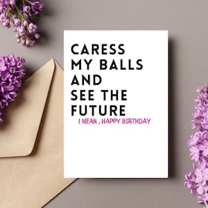 Cartão de aniversário para namorada/cartão de aniversário para ela/cartões de aniversário atrevidos/cartão de aniversário para namorada/cartão de aniversário rude/cartão de aniversário para esposa