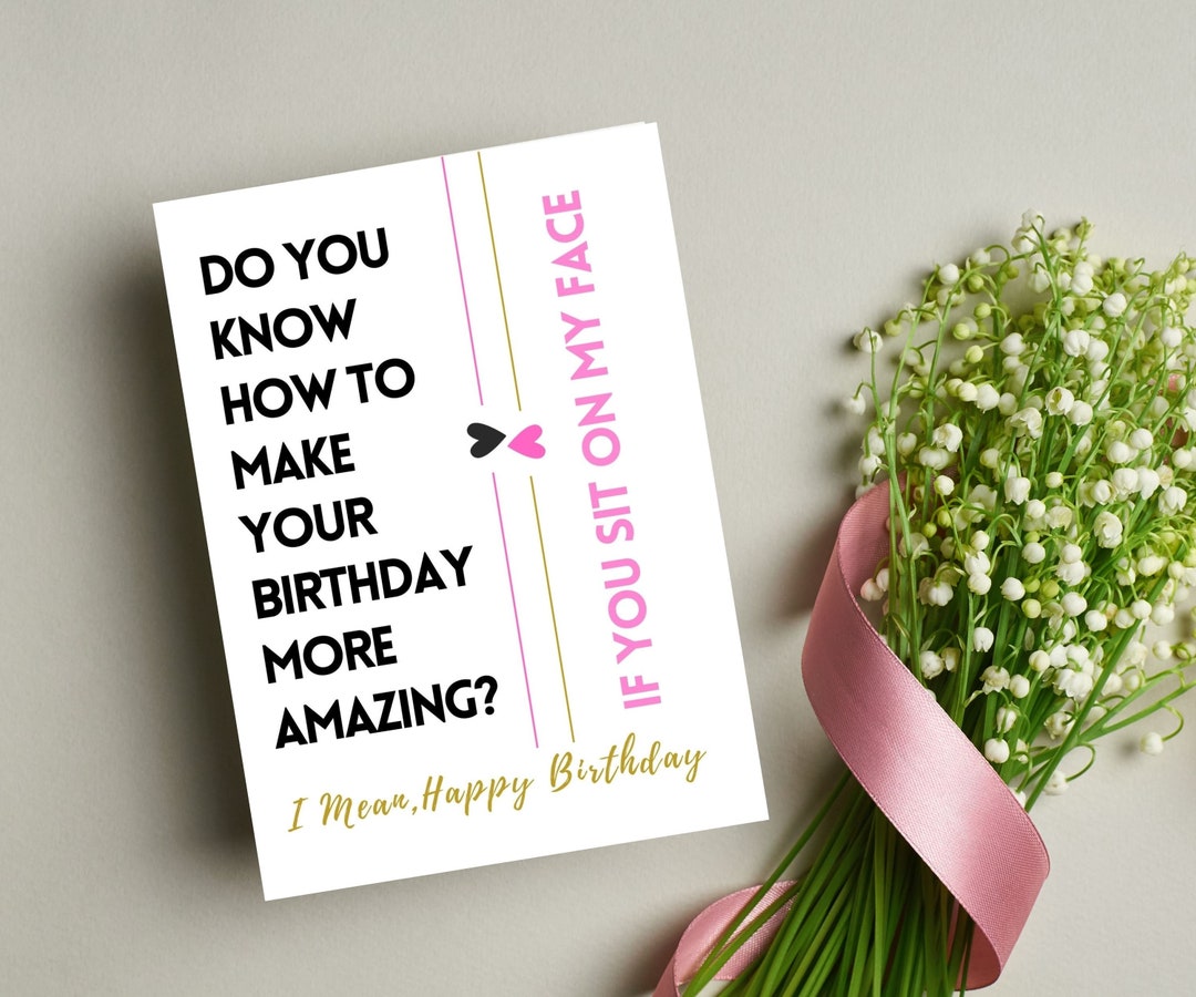 Girlfriend Birthday Card/birthday Card for Her/birthday Card for Wife ...