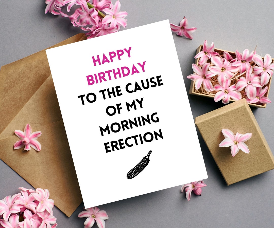 Dirty Birthday Card for Her/cute Birthday Card for Girlfriend/funny ...