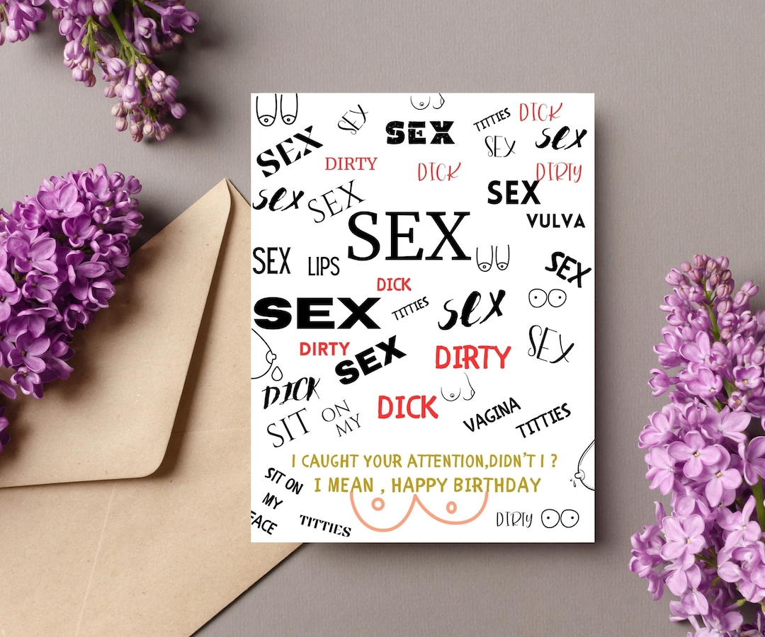 Dirty Birthday Card for Her | Raunchy Birthday Cards | Witty Birthday ...