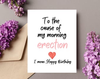 Adult Birthday Card for her/Dirty birthday card/wife birthday card new wife/Wife Birthday Card/Gay birthday card/Raunchy Birthday Card