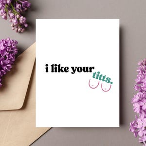 Cartão de aniversário sujo para ela/Cartão de aniversário engraçado para esposa/Cartão de aniversário atrevido/Cartão para namorada/Cartão de aniversário adulto/Cartão de aniversário rude/esposa