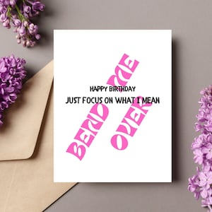 Carte d'anniversaire grossière, carte d'anniversaire grossière pour elle, carte d'anniversaire pour adulte, carte d'anniversaire torride/carte d'anniversaire petit ami/carte d'anniversaire mari