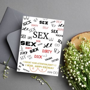 Dirty Birthday Card for Her | Raunchy Birthday Cards | Witty Birthday ...