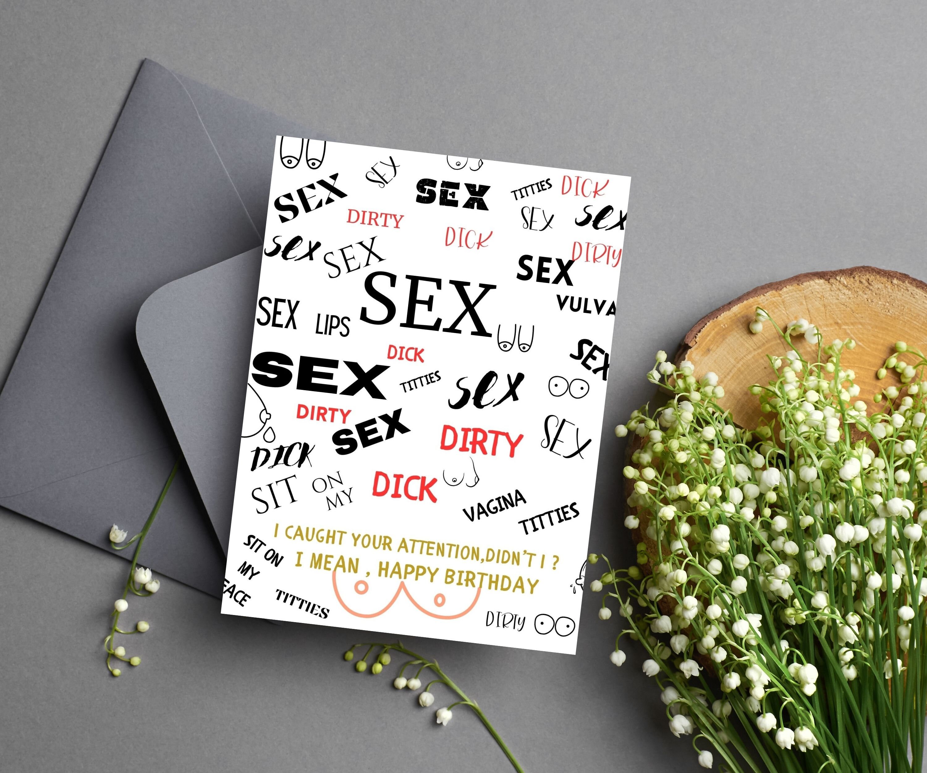 Dirty Birthday Card for Her | Raunchy Birthday Cards | Witty Birthday ...