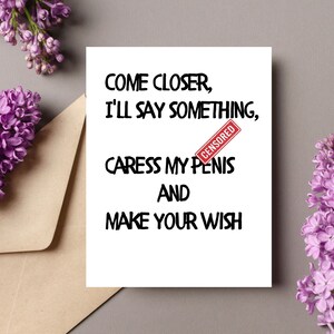 Carte d'anniversaire pour petite amie/Carte d'anniversaire adulte/Carte d'anniversaire torride/Carte d'anniversaire sale/Carte d'anniversaire mignonne/Carte d'anniversaire grossier/pour elle