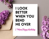 Boyfriend birthday card/Rude birthday card/Birthday card for boyfriend /Raunchy birthday Card/Husband  Birthday Card/Dirty birthday card