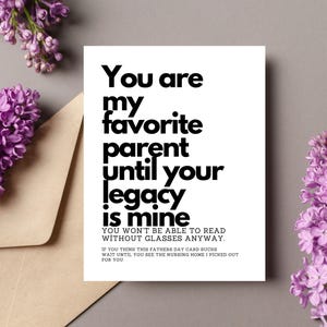 Tarjeta divertida del Día del Padre/Tarjeta del Día del Padre Feliz/Tarjeta del Día del Padre Grosera/Tarjeta para Papá/Tarjeta del Día del Padre Sucia/Día del Padre Divertido/Regalo para Papá